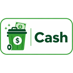 Pay with cash